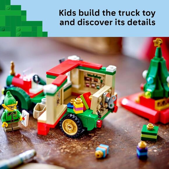 Lego Santa’s Delivery Truck Building Toy Construction Set For Christmas Decor - Picture 5 of 5